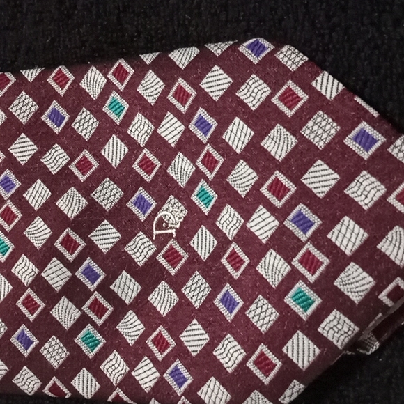 ❤3 for $20❤ Christain Dior Mens  Tie Maroon,green, purple - Picture 4 of 5